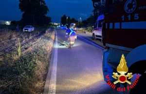Grave incidente a Brembio: motociclista trasportato in elisoccorso