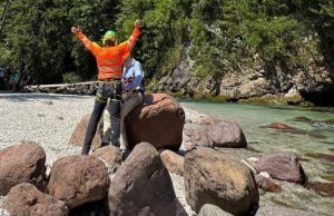 Malore all’Orrido dello Slizza: soccorso un lodigiano con l’elicottero. IL VIDEO