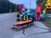 Scontro tra auto sulla SP107: 52enne trasportata in elisoccorso