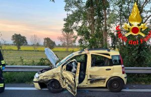 Schianto frontale a Carpiano: grave una bambina di 10 anni