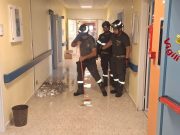 Tubo rotto all’ospedale Delmati: allagati quattro piani