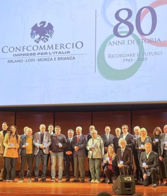 Lodi celebra gli 80 anni di Confcommercio: premiate le imprese storiche del territorio