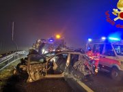 Scontro tra due auto e un tir sull’A1 a Somaglia: sei persone coinvolte