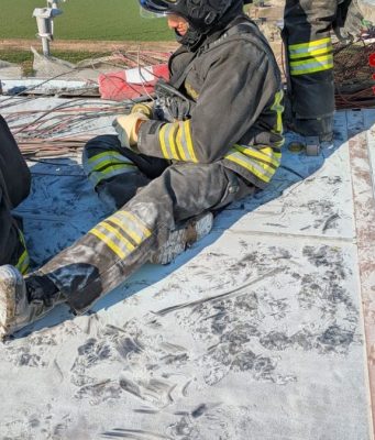 Incendio ai pannelli fotovoltaici di una cascina a Secugnago