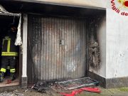 Incendio in un box di una villetta a Lodi Vecchio, nessun ferito