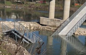 Crollo passerella nell’Adda, piano Aipo per rimuovere le campate dal fiume