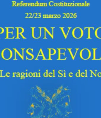 Referendum costituzionale, un incontro per capire le ragioni del Sì e del No