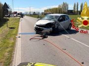 Scontro frontale a Ossago Lodigiano: un ferito elitrasportato