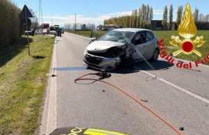 Scontro frontale a Ossago Lodigiano: un ferito elitrasportato