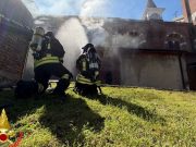 Incendio in chiesa a Ossago: danni, nessun ferito