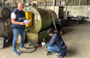 Scoperto distributore abusivo di gasolio: sequestrate 4 cisterne