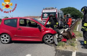 Auto contro il guardrail a Montanaso: coinvolto anche un bambino