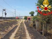 Incendio lungo la Milano–Piacenza: evacuato un Frecciarossa