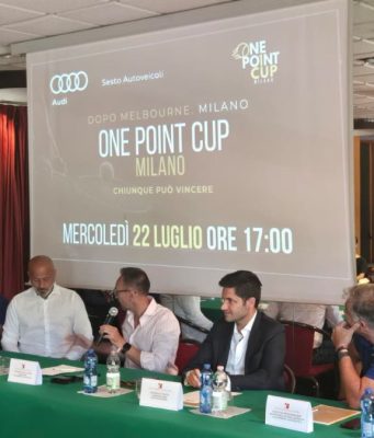 Tennis, un punto vale 5.000 euro: debutta la prima One Point Cup